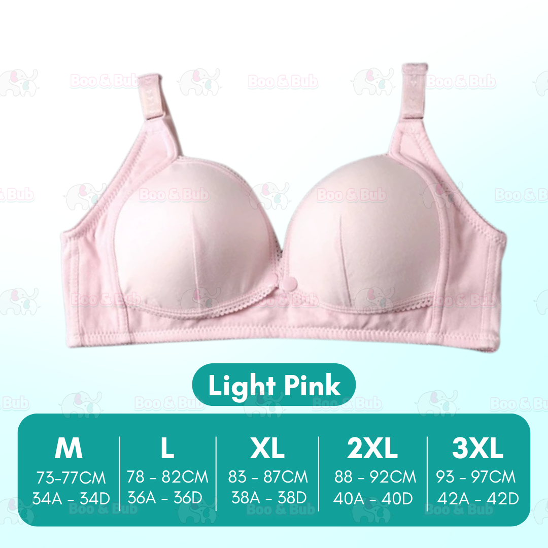 Nursing Bra | Cotton BreastFeeding Pregnant Women | Seamless  Maternity Underwear Anti-drooping Push Up - Boo & Bub