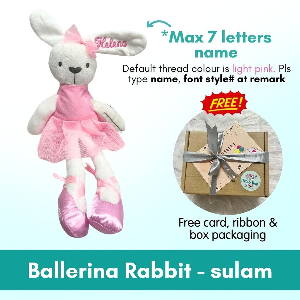 Cute Rabbit Elephant Bear Doll | Baby Soft Plush Toy | Children Bunny Sleeping Mate | Stuffed Animal Baby Toys Infant - Boo & Bub