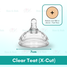 Boo&Bub Silicone Baby Bottle Wide-neck Anti-flatulence Bayi Botol Susu with straw BPA FREE - Boo & Bub