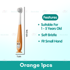 Cartoon Kid Toothbrush | Baby Cleaning Teether Dental Oral Hygiene Care Anti Slide Handle Tooth Brush - Boo & Bub