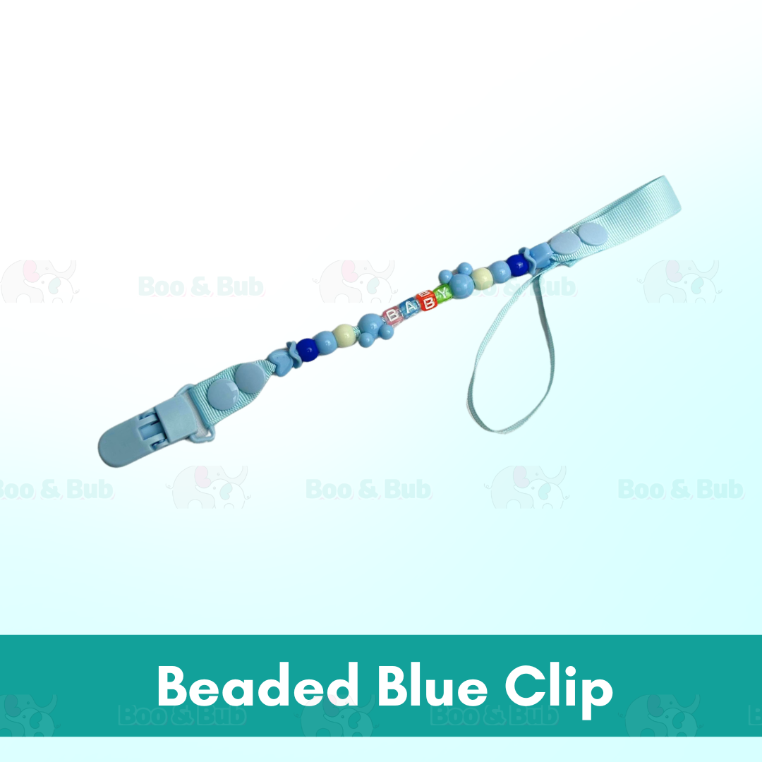 Boo&Bub Cute Cartoon Baby Pacifier Clip | Soother Holder Chain Nipple Holder for Baby Print Child Clips Gift kids - Boo & Bub