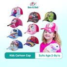 Kid Cartoon Cap | Children SunSummer Caps Girls Hat Mickey Minnie Spiderman Frozen Elsa Sophia Baby Boy - Boo & Bub