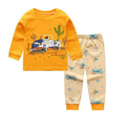 🇲🇾HOT🇲🇾Kids Pyjamas Set | Cartoon Cute Children Sleepwear | Cotton Soft Baby Nightwear Clothes Pajamas | Baju Tidur Buda - Boo & Bub