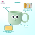 Toothbrush Cup Children Cute Cartoon Cup Kids Mouthwash Cup Rinsing Cup Plastic Wash Cup BPA Free Couple Matching Cup - Boo & Bub