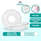 Silicone Breast Milk Collector Shell | Silicone Breast Pad Feeding Milk Saver Protect Sore Nipples baby - Boo & Bub