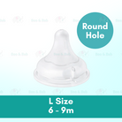 Wide Neck Baby Puting Teat (Anti Colic) | Replacement Nipple Bottle Silicone Botol Susu BPA Free Lembut - Boo & Bub