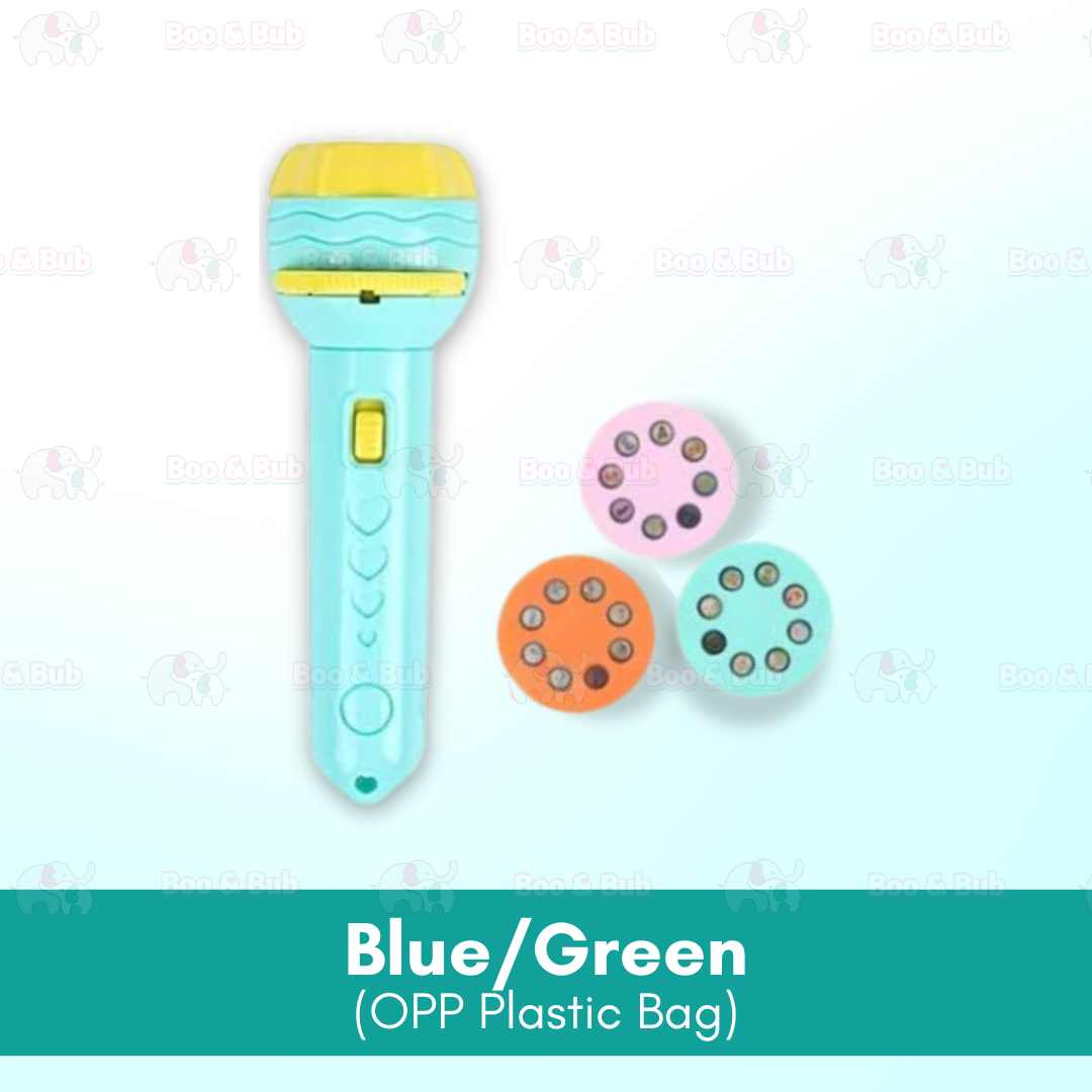 Projector Torch Lamp Toy | Early Education Toy for Kid Holiday Birthday Xmas Gift Light Up Toy Bedtime Story Book - Boo & Bub