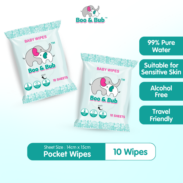 Pocket baby wipes