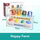 Boo and Bub Dinosaur Baby Pop Up Animal Toy Early Learning Development Montessori Sensory Toy Interactive Toys for Kids - Boo & Bub