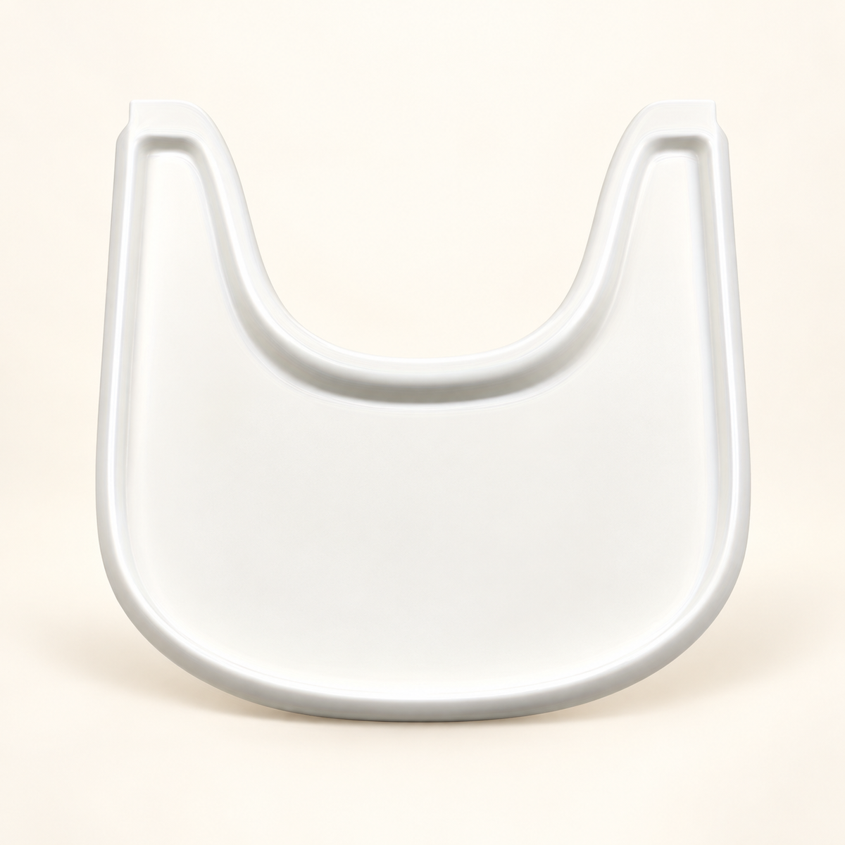 White high-chair tray