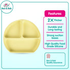 Baby Silicone Dining Set | Suction Plate BPA Free Microwavable Bowl Food Grade Training Dinning Tableware - Boo & Bub