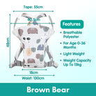 Ergonomic Baby Carrier | Newborn Infant Baby Hip seat Carrier 3 In 1 Front Facing Ergonomic Kangaroo Wrap Sling - Boo & Bub