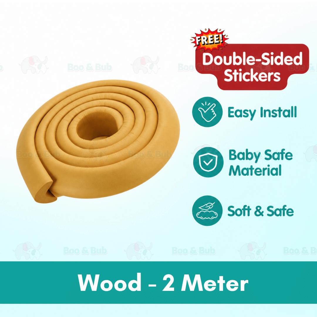 2m Edge & Corner Guards/Baby Bumper/Edge Strip/Table Corner Edge Protector | Bayi Keselamatan Tabel Ujung Pojok - Boo & Bub