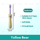 Cartoon Kid Toothbrush | Baby Cleaning Teether Dental Oral Hygiene Care Anti Slide Handle Tooth Brush - Boo & Bub