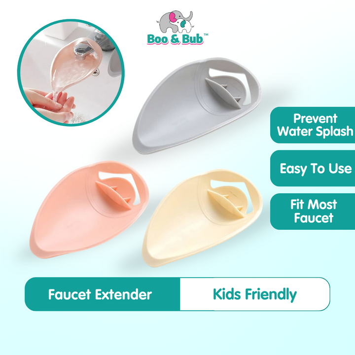 Boo&Bub  Faucet Extender | Hand-Washing Faucet Extender Solution for Children - Boo & Bub