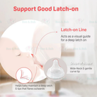 Wide Neck Baby Puting Teat (Anti Colic) | Replacement Nipple Bottle Silicone Botol Susu BPA Free Lembut - Boo & Bub