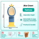 Boo&Bub Frog Baby Potty Boy Training Urinal Stand Potty Toddler Toilet Trainer - Boo & Bub