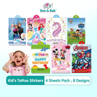 Boo&Bub Disney Kids Tattoo Sticker Kids Temporary Tattoo Waterproof hand sticker cartoon fake tattoo pelekat tatu 儿童纹身贴 - Boo & Bub
