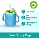 280ml Double Layer Kids Water Bottle | Cute Christmas Deer Glass Cup Creative Children's Cups Baby Feeding Gift - Boo & Bub