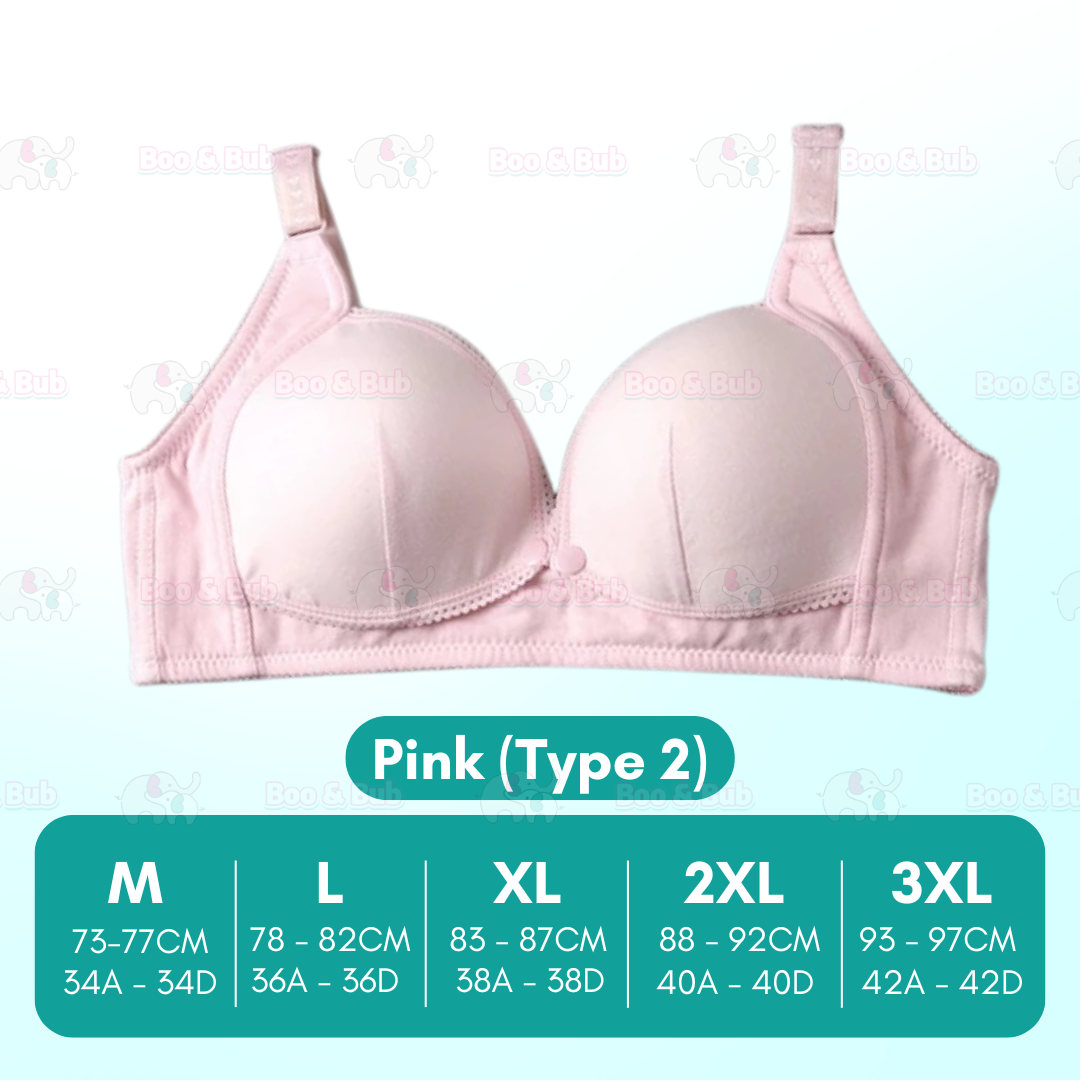 Nursing Bra | Cotton BreastFeeding Pregnant Women | Seamless  Maternity Underwear Anti-drooping Push Up - Boo & Bub