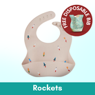 Cartoon Baby Waterproof Bib | Soft Bibs Baby Feeding Dinosaur Kids Girl Boy Adjustable Children Newborn - Boo & Bub