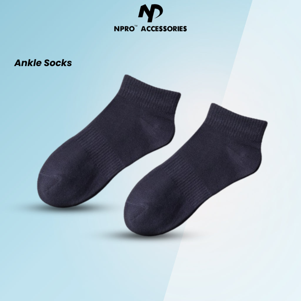 1 Pair Boat Sock | Solid Color Summer Low Cut Non Slip Silicone Back Sock - Boo & Bub