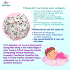 6 Layer - Boo&Bub Waterproof Reusable Cotton Baby Training Pant | Infant Shorts Underwear Cloth Diaper Nappies Panties - Boo & Bub