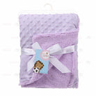 Boo&Bub 120 x 75 CM Baby Baby Dot Blanket | Quilt Flannel Fleece Infant Swaddle Wrap Selimut Kanak-Kanak 婴儿豆豆被 - Boo & Bub