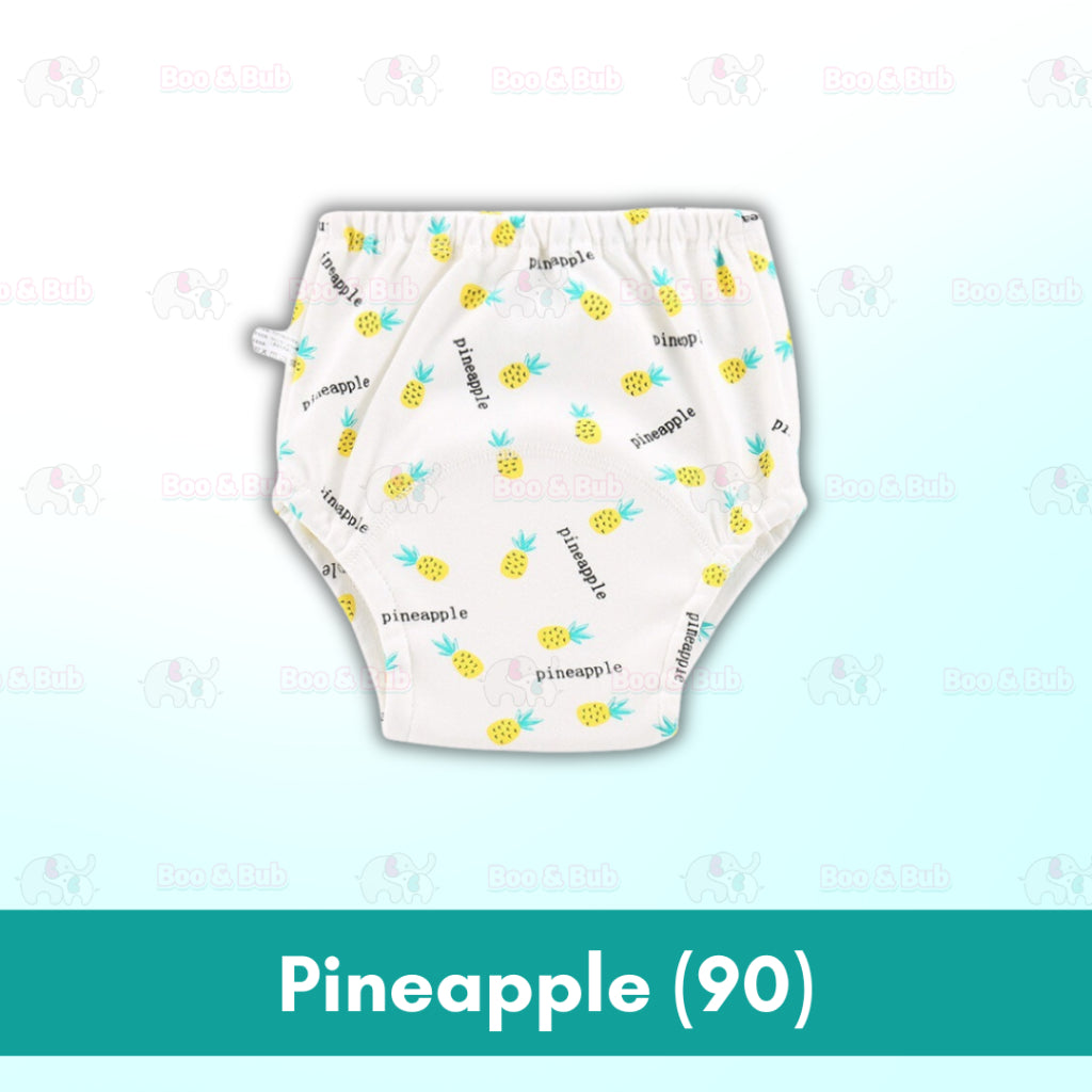 6 Layer - Boo&Bub Waterproof Reusable Cotton Baby Training Pant | Infant Shorts Underwear Cloth Diaper Nappies Panties - Boo & Bub