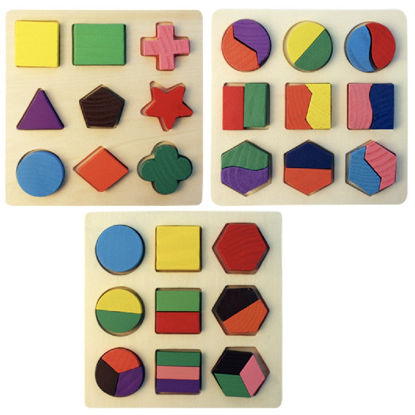 Wooden Educational Toys Kids Early Learning Montessori Building Blocks  | mainan edukasi - Boo & Bub