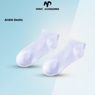 1 Pair Boat Sock | Solid Color Summer Low Cut Non Slip Silicone Back Sock - Boo & Bub