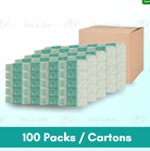 [100 Packs/ Carton] Boo&Bub Bamboo Tissue Soft Facial Tissue - Boo & Bub