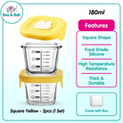 Boo&Bub Children's Complementary Food Bowls Children's Transparent Lunch Boxes Baby Glass Food Storage Containers - Boo & Bub
