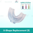 Children U-Shape Toothbrush | U shape Manual Tooth brush Kids Teeth Cleaning Tool Silicone Teeth Cleaning - Boo & Bub