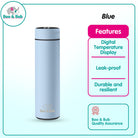 Thermo Flask with Temperature Display | Water Bottle Stainless Steel Sport Thermos Cups - Boo & Bub