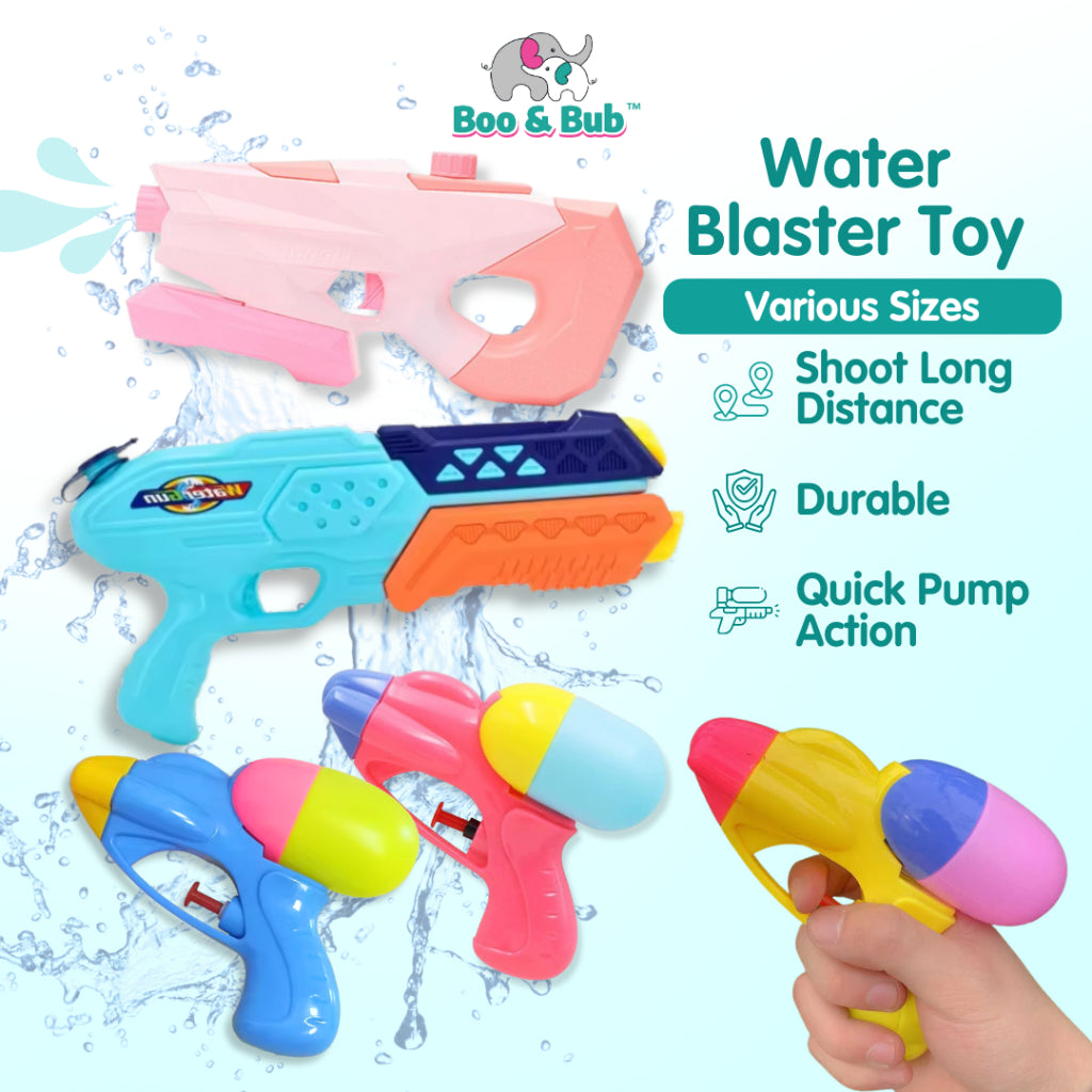 Boo&Bub Kids Water Toys  | Summer Watering Game Party Outdoor Squirt | Fighting Play Spray Toys Water Blasters - Boo & Bub