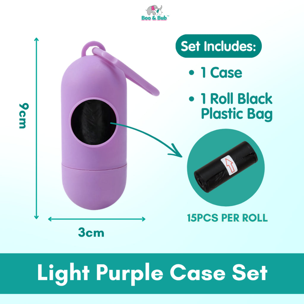 Portable Diaper Disposable Plastic Dispenser | Removable Box Garbage Bag Stroller Organizer Baby Diapers backpack - Boo & Bub