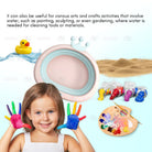 Foldable Children Washbasin | Portable travel Baby basin Silicone Folding Outdoor face washing - Boo & Bub