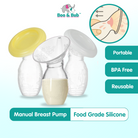 Manual Milk Collector | BPA Free Silicone Breast Pump Baby Feeding Breast Milk Pam Susu - Boo & Bub