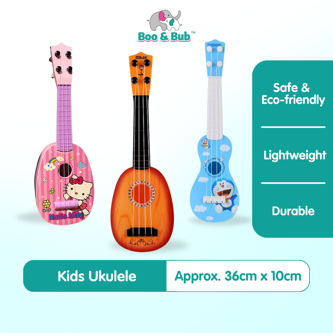 Cartoon Ukulele | Guitar Musical Instrument Simulate Playable Guitar Education Music Early Educational Montessori - Boo & Bub