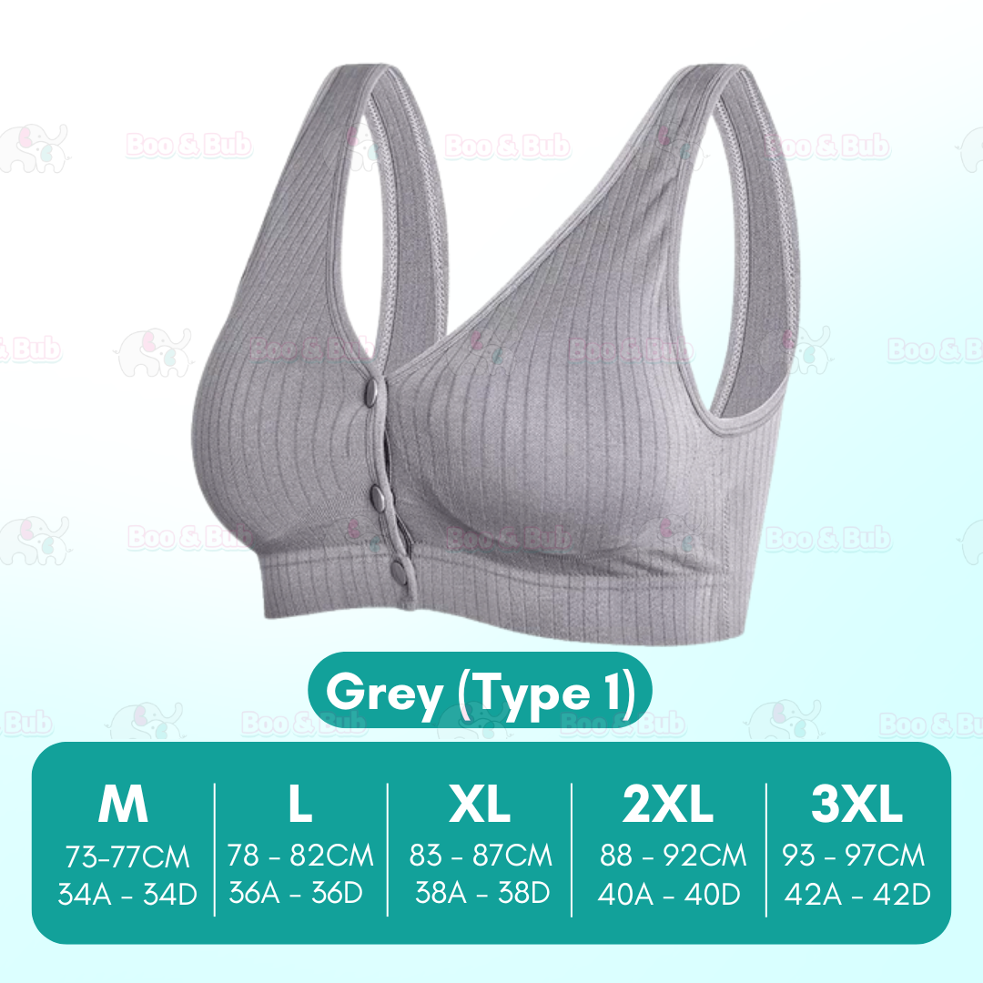Nursing Bra | Cotton BreastFeeding Pregnant Women | Seamless  Maternity Underwear Anti-drooping Push Up - Boo & Bub