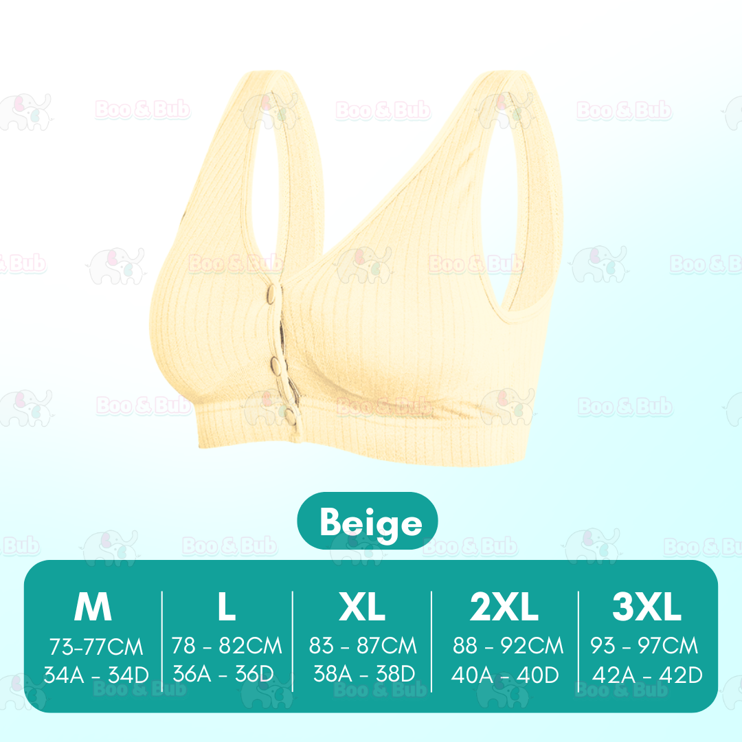 Nursing Bra | Cotton BreastFeeding Pregnant Women | Seamless  Maternity Underwear Anti-drooping Push Up - Boo & Bub