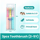 Cartoon Kid Toothbrush | Baby Cleaning Teether Dental Oral Hygiene Care Anti Slide Handle Tooth Brush - Boo & Bub