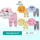 🇲🇾HOT🇲🇾Kids Pyjamas Set | Cartoon Cute Children Sleepwear | Cotton Soft Baby Nightwear Clothes Pajamas | Baju Tidur Buda - Boo & Bub