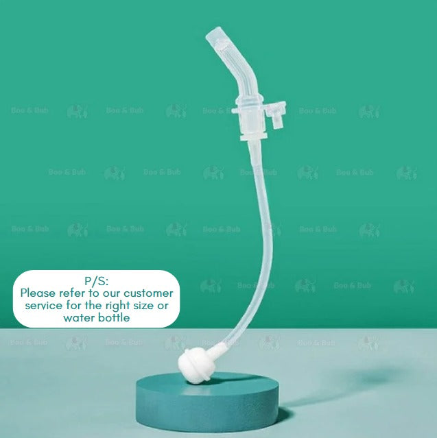 260ml Newborn Water Bottle Leak Proof with Handle | BFA Free Drinking Water Bottle Straw Cup - Boo & Bub