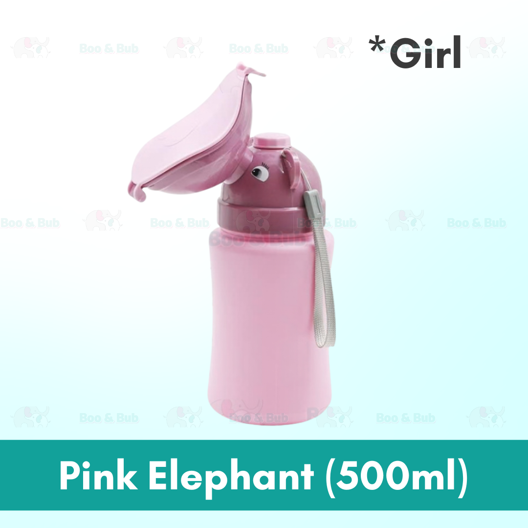 Boo&Bub Portable Cartoon Animal Kids Car Urinal Stretchy | Emergency high-speed urine bag - Boo & Bub