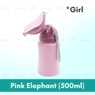 Boo&Bub Portable Cartoon Animal Kids Car Urinal Stretchy | Emergency high-speed urine bag - Boo & Bub
