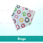 Baby Cotton Triangle Bibs | Toddler newborn Bib With Button | double layers Cartoon Character Animal Print - Boo & Bub