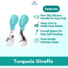 2PCS Soft Silicone Baby Spoon Set | Baby Infact Tableware Feeding Dishes Tableware For Kids Learn To Eat Training - Boo & Bub