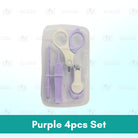 4pcs Newborn Baby Nail Care Set Kit | Cute Infant Finger Trimmer Scissors Nail Clippers Cartoon Animal Storage - Boo & Bub
